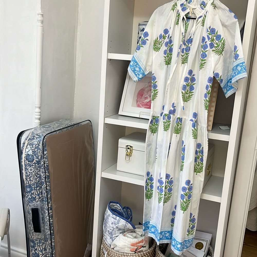 SZ blockprint Yuva midi dress